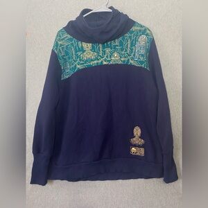 Women’s Disney Parks Star Wars Galaxy’s Edge Droid Depot Cowl Neck Sweatshirt XL
